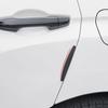 4Pcs Car Bumper Anti-collision Strips Door Body Scratch Automotive Protective Tape Strips Door Guard Lip Stickers Car Accessorie Interior Mirrors 6