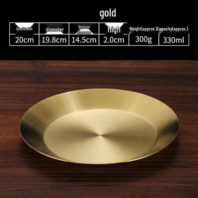 Wutuo Stainless Steel Snack Plate