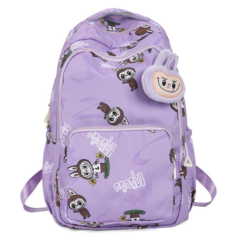 Student Themed Backpack Schoolbag Outdoor Large Capacity Travel Bag