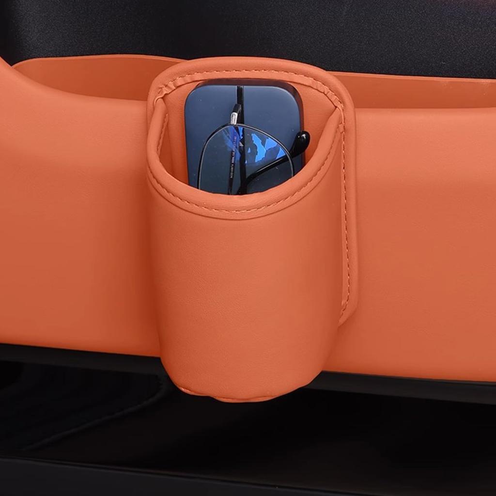 Frfik Car Cup Holder - Spill Proof Back Seat Drink Storage Holder - Elastic