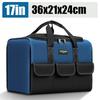 New Square Tool Bag with 30% More Capacity Waterproof Multi Pockets Tool Organizer Tool Pouch for Electrician Tools