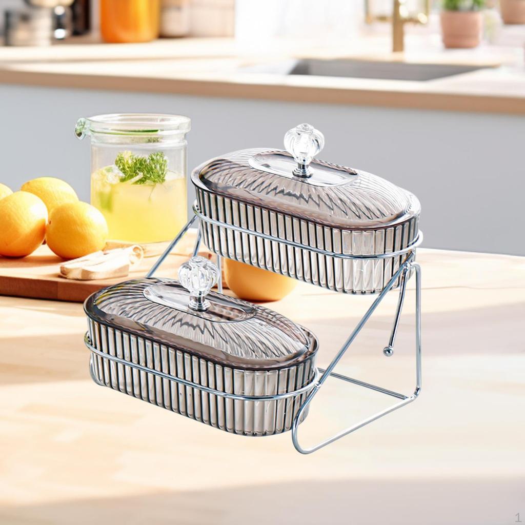 Fruit Bowl Dried Dish Multipurpose Home Decorative Organizer Serving Snack Plate for