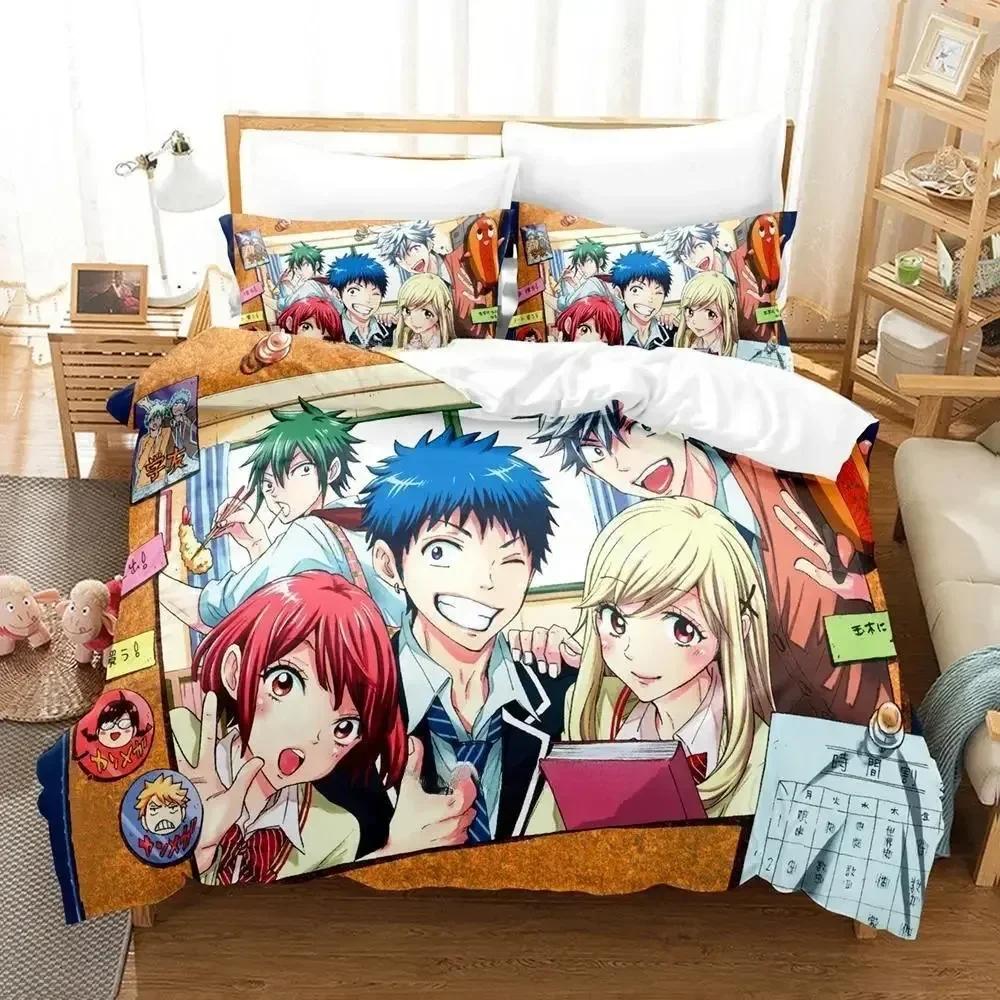 Comforter Yamada-Kun And The Seven Witches Bedding Set Printed Bed Set With Soft Queen King Size Bedclothes Home