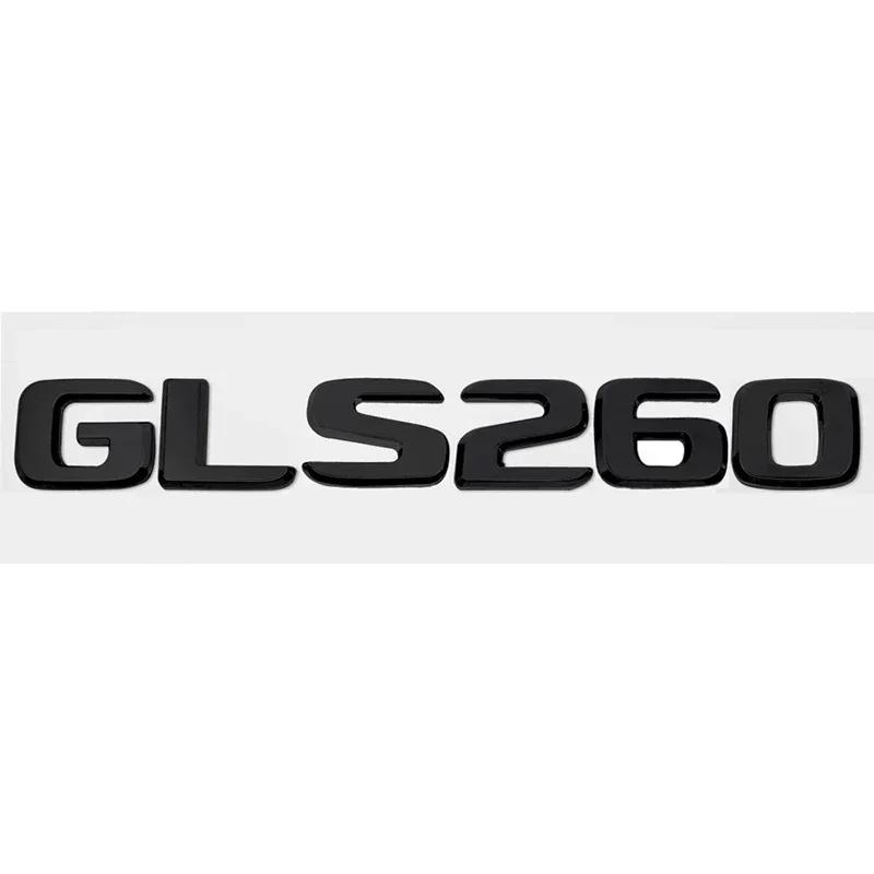 Car Digital Alphabet Trunk Emblem Badge Decal for Mercedes Benz GLS200 GLS250 GLS260 GLS300 GLS320 GLS350 GLS500 GLS550 GLS600