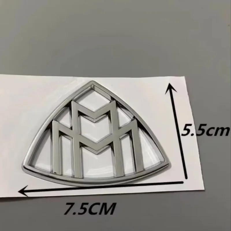 car Emblem Letter front hood Rear Tailgate trunk badge sticker For Mercedes benz Maybach Decal styling Accessories1