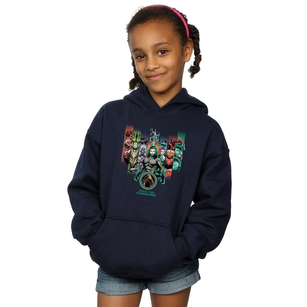 DC Comics Girls Aquaman Unite The Kingdoms Hoodie