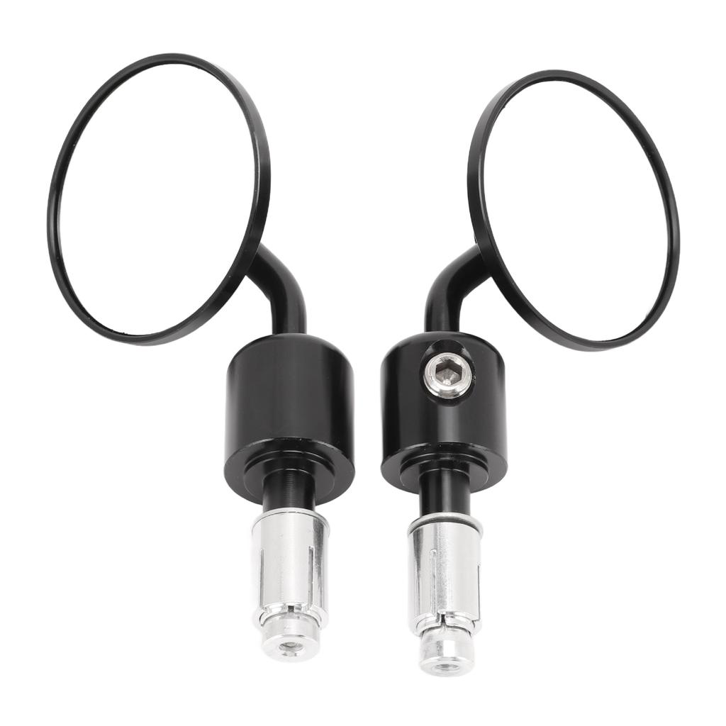 1 Pair Motorcycle Handle Bar End Mirrors Round 7 8in Rear View Mirror Replacement for Aprilia Tuono Mana Dorsoduro