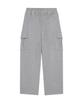 COVERNAT Small Authentic Cargo Sweatpants Melange Gray