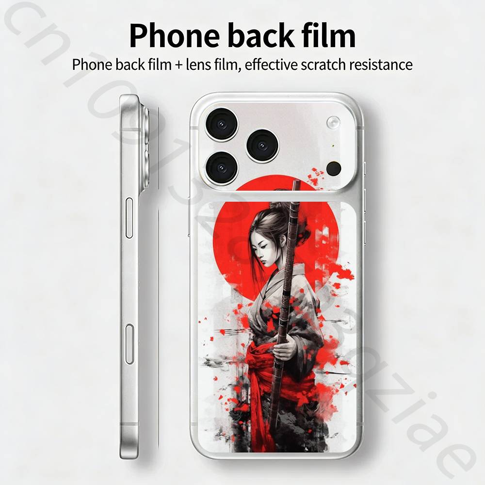 Renaissance Art painting For iPhone 17 pro Max /17 pro Full Cover Decal Skin Wrap 3D Colorful Rear Protective Sticker Film