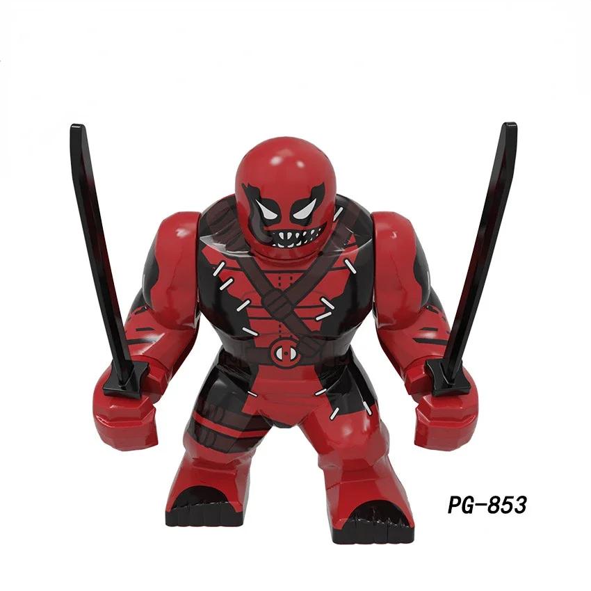Action Figure: Marvel Mini Block Figurine Superhero Series Iron Man Spider Man Combination Block Children's Puzzle Toy Gift