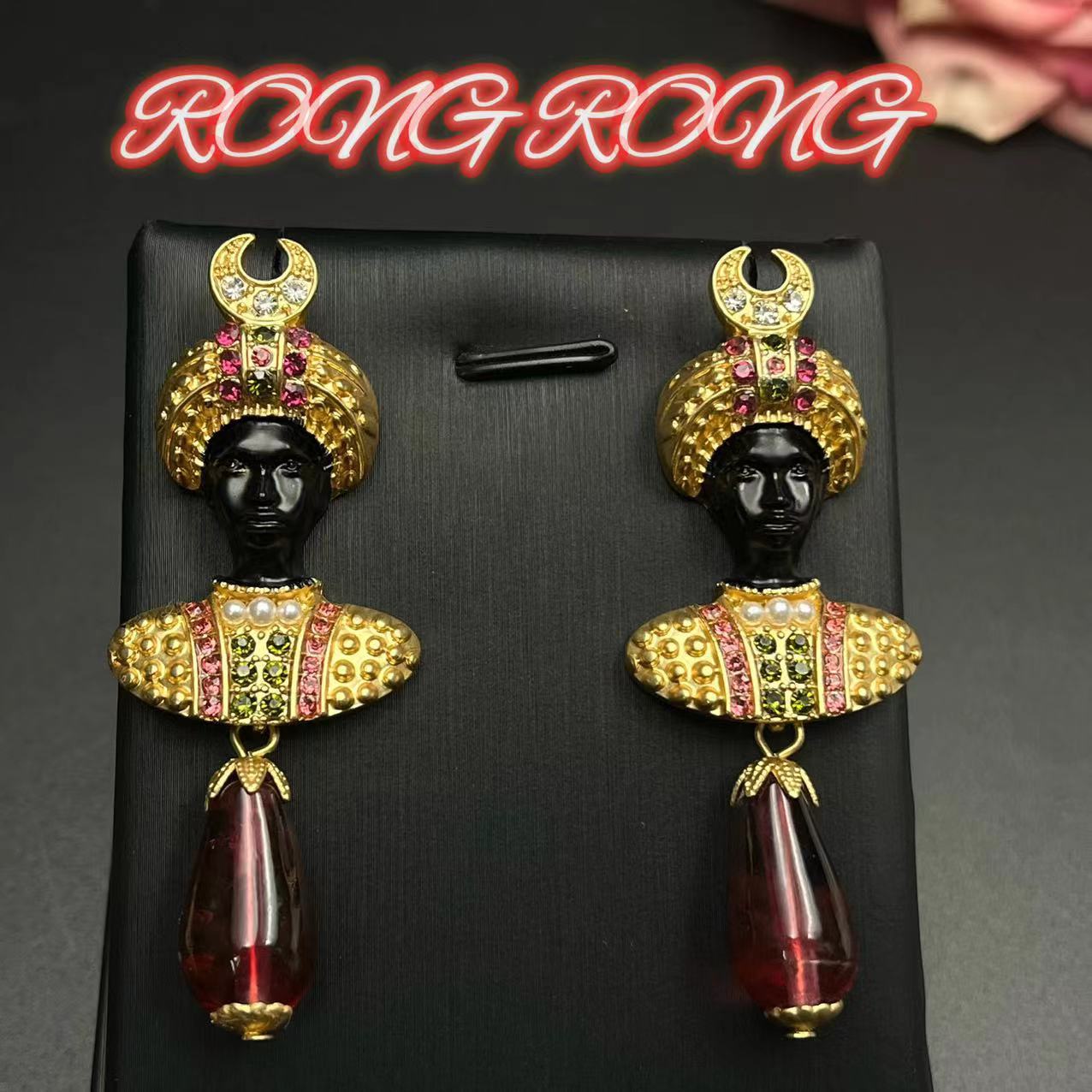 Средневековые новые арабские племенные вожди мавританская серия помпезные серьги ретро экзотические средневековые серьги сирота