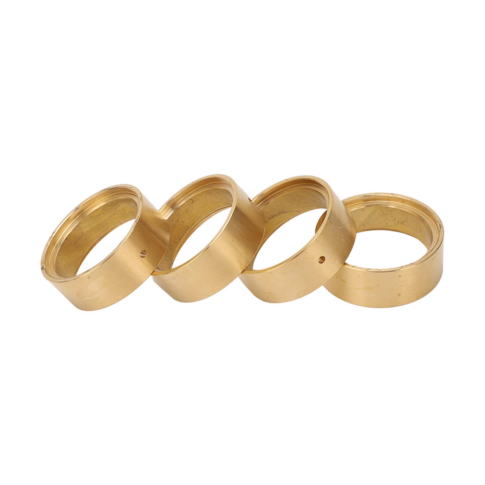 

4 шт. Латунні вантажі для коліс RC Вантаж-противага для коліс Beadlock Кільце-затискач для FMS 118 124 FCX24