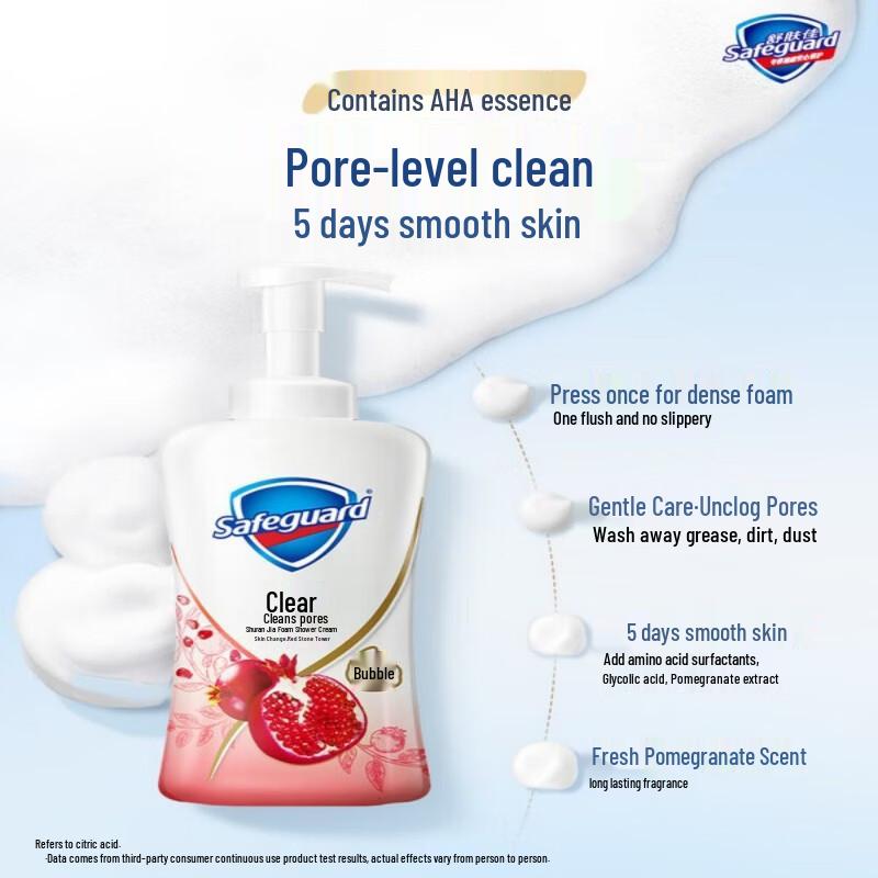 Safeguard Fragrant Cleansing Foaming Body Wash