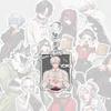 Portachiavi acrilico per zaino anime Gokurakugai 6 cm personaggio Aruma Tao Saotome Nei Takarai Tatsuomi Ban decorazione regalo carino