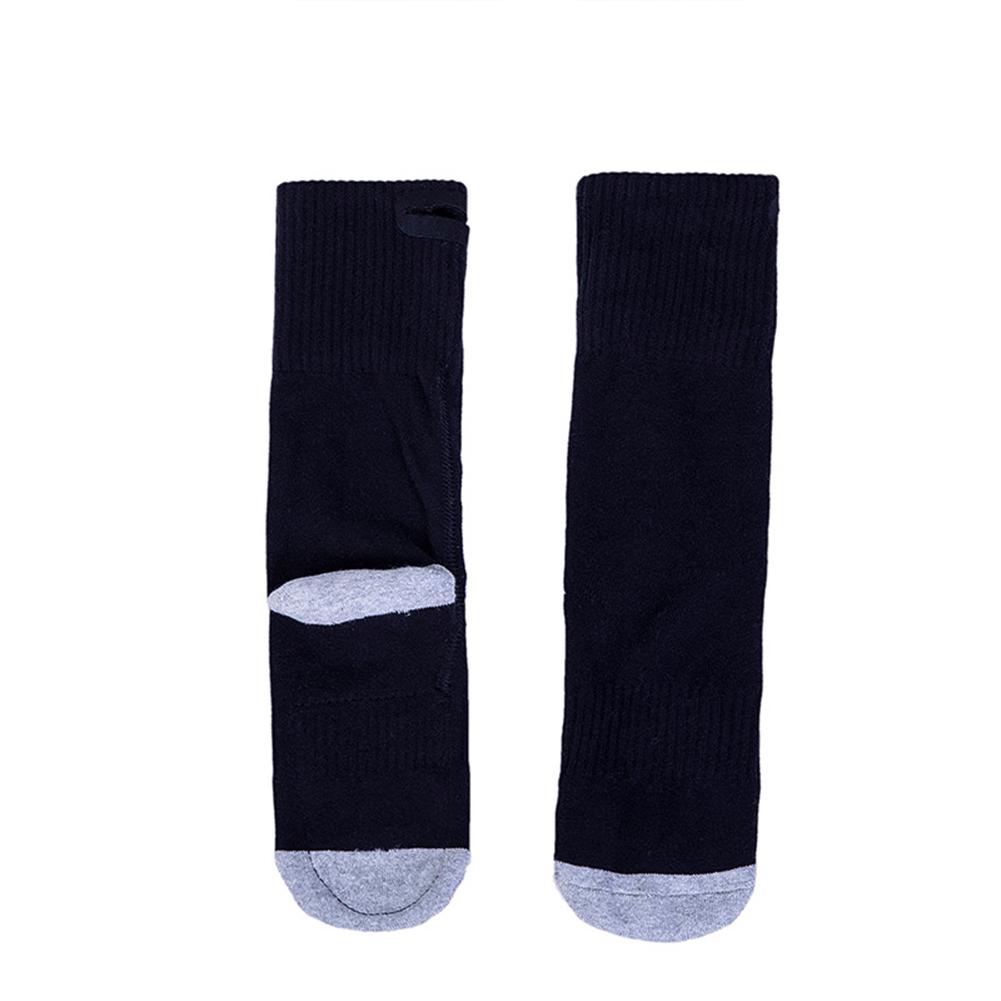 Elektrisch beheizte Socken Elektrische Heizsocken Waschbare Skisocke mit eingebauten Heizfeldern Fußwärmer für Camping Wandern