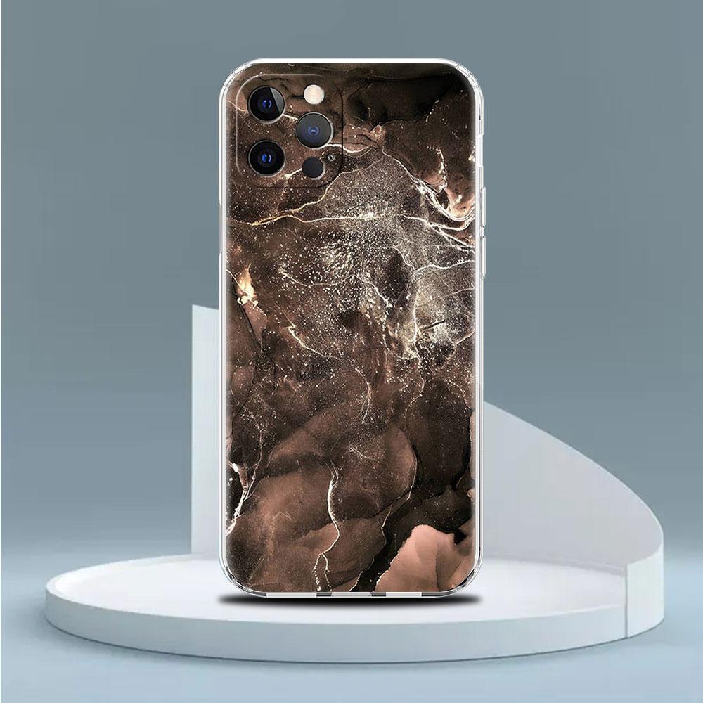 

Прозрачный чехол для Apple iPhone 13 Pro 11 14 12 7 8 Plus SE 2022 XR X XS Max 6 6S Силиконовый чехол для телефона Мраморный узор 1 iPhone 14 Pro Max