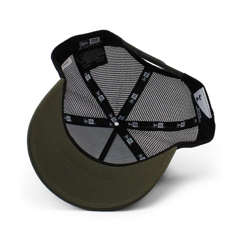 New Era Mesh Cap Tottenham Hotspur Premier League Repreve Trucker Mesh Cap Olive TOTTENHAM HOTSPUR Snapback SNAPBACK Hat E-Frame [Used]