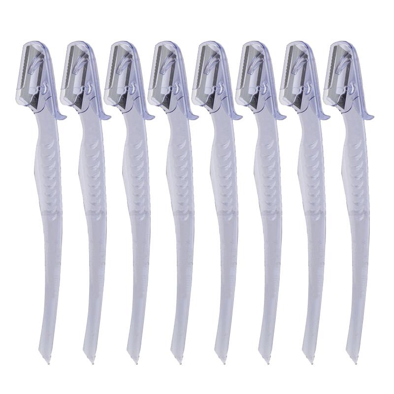 3/8Pcs Colorful Eyebrow Trimmer Makeup Knife Eyebrow Blades Face Hair Removal Safe Scraper Shaver Makeup Beauty Tools