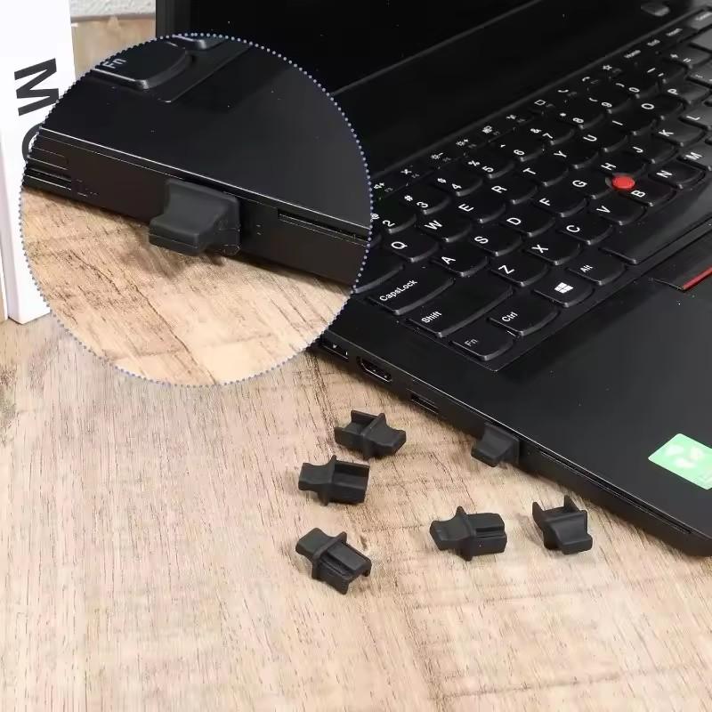 RJ45 Dust Covers Caps Silicone Dustplugs Ethernet LAN Port Protectors for Network Swticher Router Hub Computer Anti-dust Plug