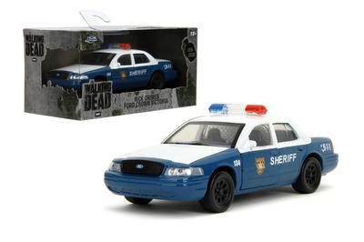 Jada The Walking Dead 1:32 Rick Grimes Ford Crown Victoria Diecast Car Teen and Adult Toy