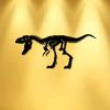 Metal T Rex Skeleton Wall Art Durable Iron Coating Indoor Outdoor Decor Halloween Christmas Gift