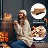 COMBIUBIU Wood Stove Fan 4 Fireplace Fan For Wood Burning Stove,Heat Powered Stove Fan Komin Log Wood Stove Accessories,Silent Circulating Warm