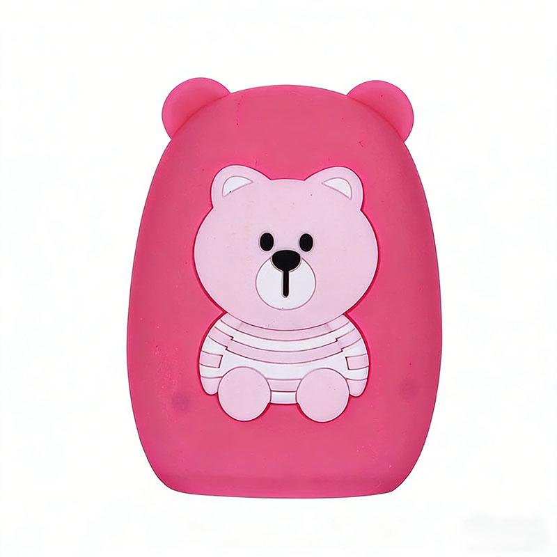 Самая продаваемая электрическая силиконовая щетка для очищения лица - Водонепроницаемая, Глубокое очищение, Массаж вибрацией розы красного