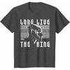 Black Panther Long Live The King Marvel TShirt Vintage Unisex Heavy Cotton Loose Fit Crew Neck Trendy Top for Male  Female