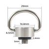Stainless Steel Flats Head D Shafts 1/4inch Screw For Telescope Ball Head And Camera Lens Collar Mounting