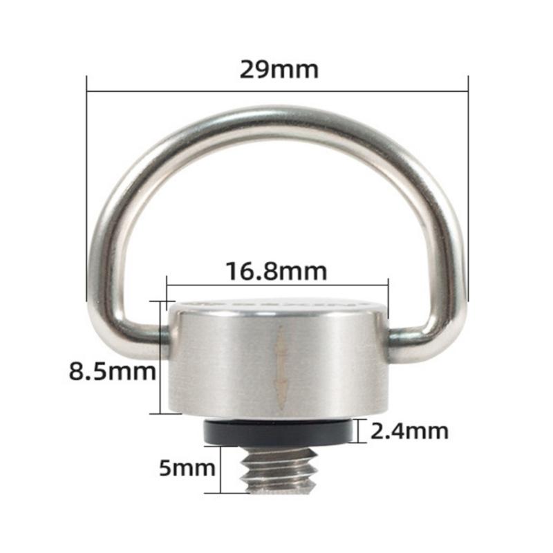 Stainless Steel Flats Head D Shafts 1/4inch Screw For Telescope Ball Head And Camera Lens Collar Mounting