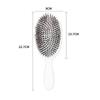 Natural Boar Bristle Hair Brush Professional Scalp Massage Comb for Detangling & Hair Straightening, Barber Quality Accessories