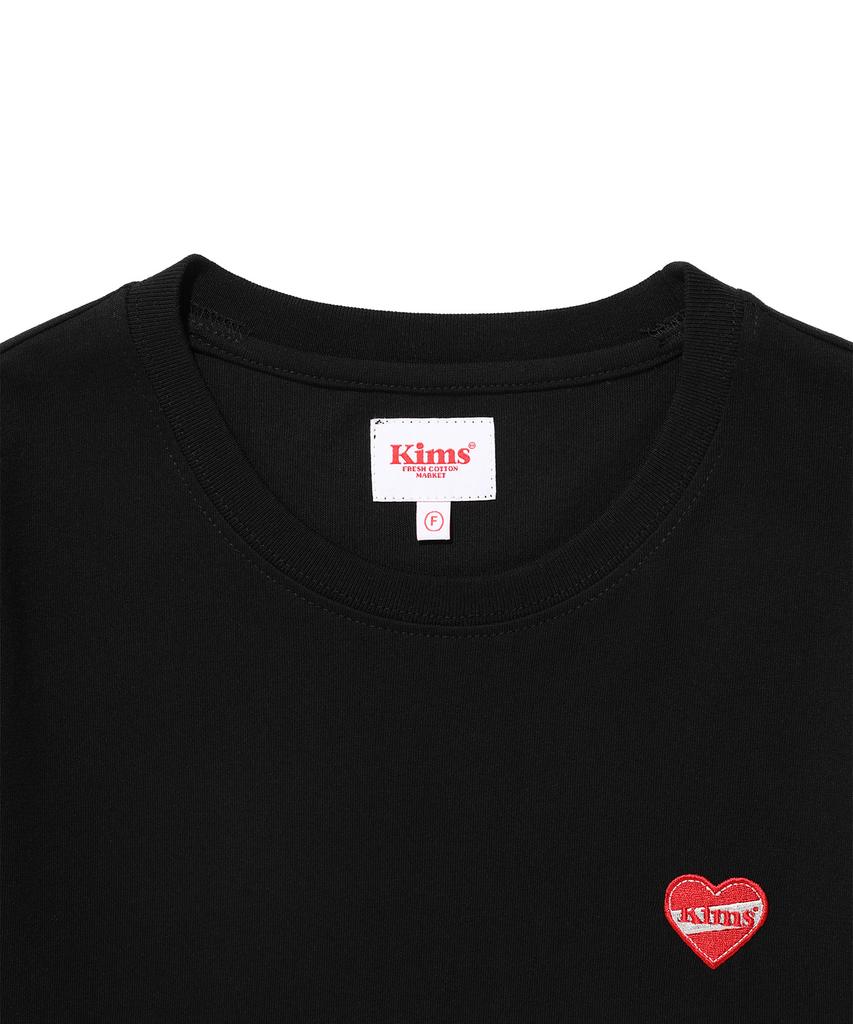 Kimseupeulesikoteunmakes (Unisex) Kims Heart Symbol Tee Black