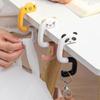 Travel Portable Plastic Bag Cute Animal Hook For Hanging Decorative Table Purse Bag Hook Wall Hanger Holder Handbag Hanger
