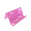 Acrylic Business Card Holder for Desk Sequin Glitter Desktop Name Card Organizer Stand for Home Office