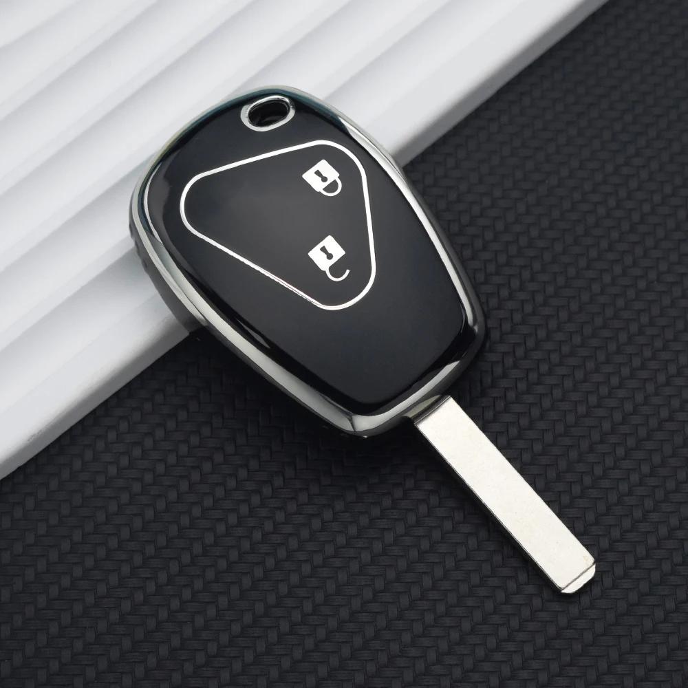 For Renault Dacia Master Kangoo Clio Modus Twingo For Nissan Kubistar Primastar For Opel Vivaro Tpu Car Key Case Cover Shell Fob