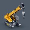 Lifting Cranes Toy 360 Degree Rotating Base Adjustable Long Arm Retractable Sling Ornament Simulation Boys Girls Engineering Truck Model Toy Children