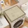 Washing Machine Dust Pad Cover Waterproof Oven Microwave Fridge Top Protector Mat Coffee Drain Pad Table Placemat Kitchen Rubber