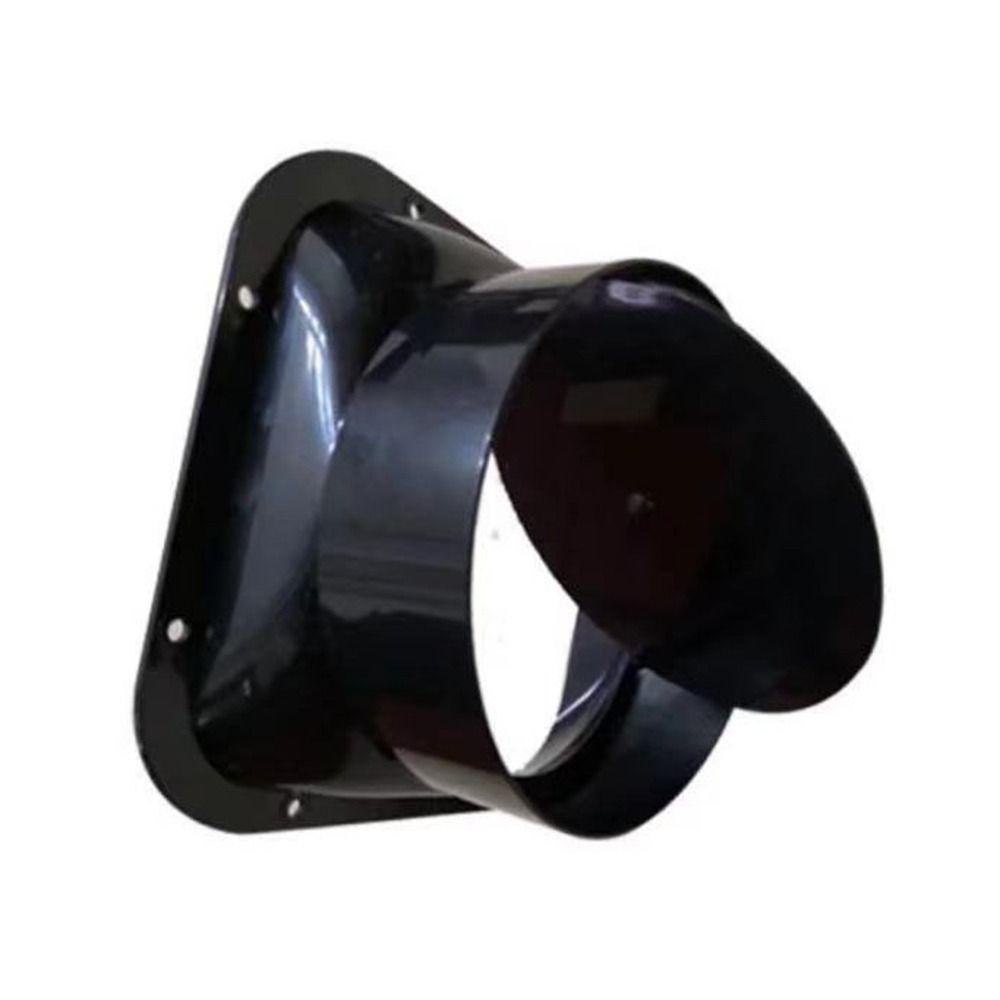 Durable ABS Ventilation Duct Flange Valve Black 100/150/200mm Pipe Check Valve Exhaust Fan Hose Proof Valve Home Kitchen