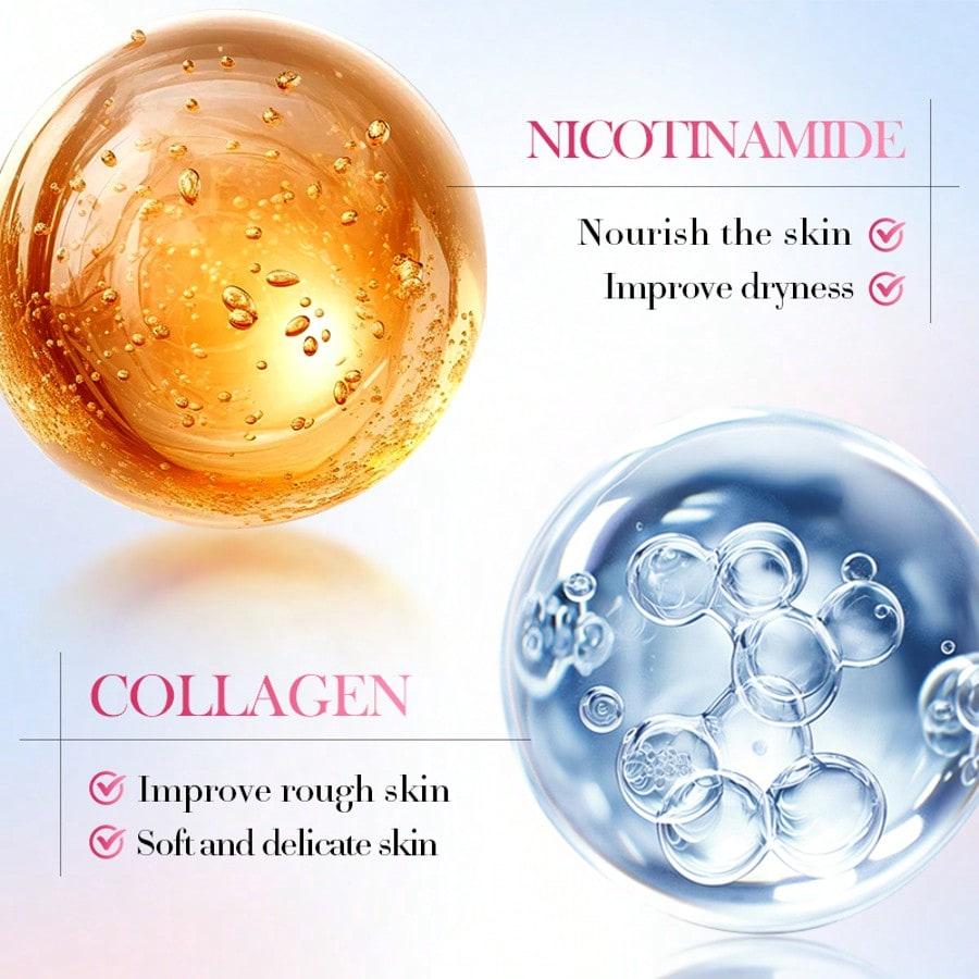 1pc Sakura Niacinamide Face Mask, Brightens Complexion, Nourishes Skin, Revitalizes Skin, Deeply Hyd