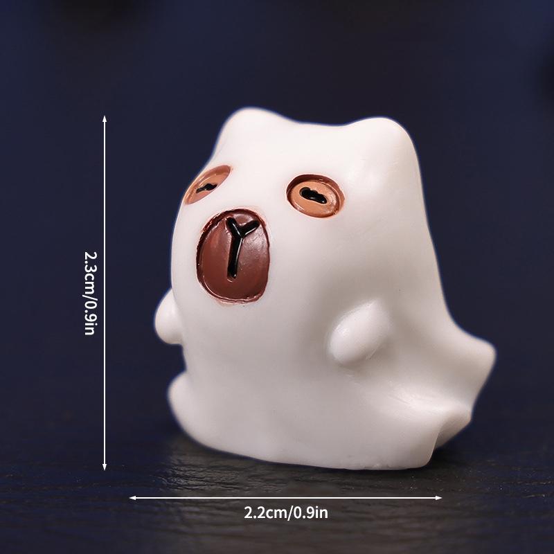 Capibara Statue Ornament Halloween Decoration Desk Accessorie Office Accessorie Capybara Accessorie Party Guests Gift