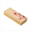 Holz-Federmäppchen Kirschblüten-Design „Nagarasugino“ - MP-201