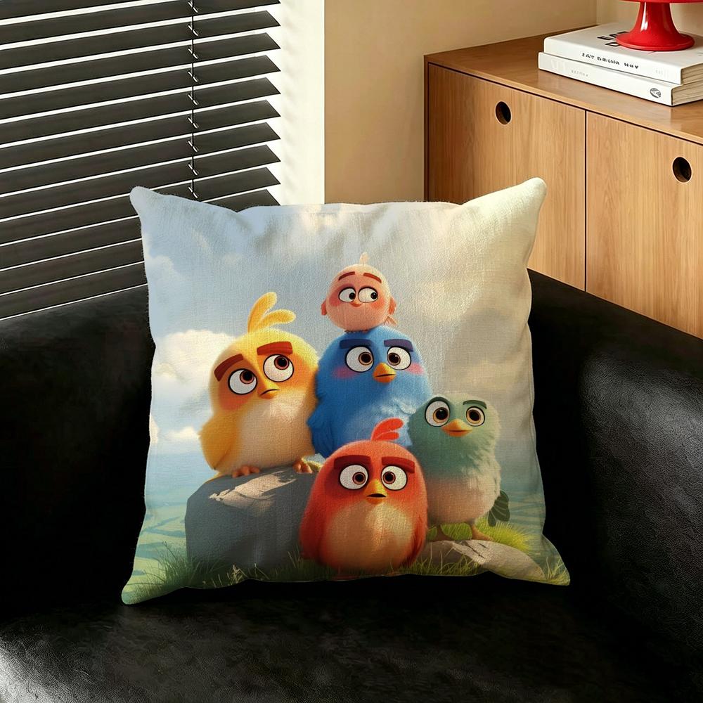 Movie TThe AAngry BBirds Cushion Cover Creative pillowcases for interior decoration office living room home Car hot
