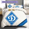 Dynamo Kyiv  Pattern Bedding Quilt Set  Home Decoration  Gift (1 * Duvet Cover + 2 * Pillowcase  Without Core)