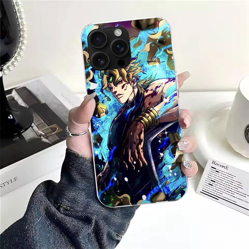 JoJo Adventure Dio Diego Brando Soft Phone Case For IPhone 11 17 Air 16E 16 Pro Max 15 + 14 Plus 13 Mini 12 Apple 7 SE 8 Fundas