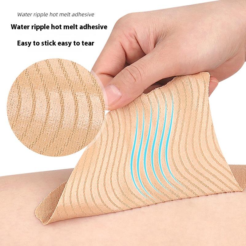 Elastic Fabric V-Shaped Thigh Patch Invisible Sweat Shield Prevents ChafingThigh Patch Multi-Use Thigh Patch