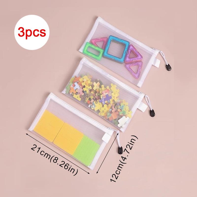 

Сумка для хранения пазлов детская маленькая сумка для специальной классификации игрушек маленькая сумка на молнии с прозрачным окошком для хранения