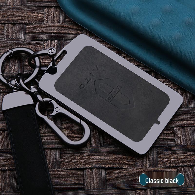 Huawei AITO Wenjie M7/M5/EV Key Case: NFC Card Smart Metal Protective Shell with Buckle