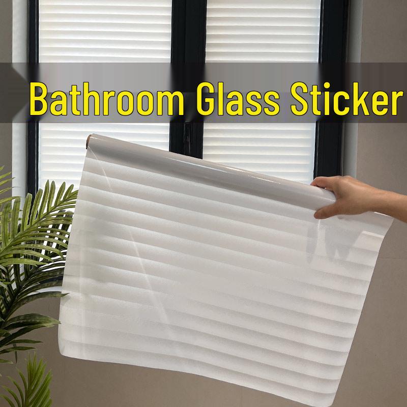Thickened Privacy Window Film: Anti-Peeping, Decorative Glass Film for Bathroom, Bedroom, Balcony, and Toilet.