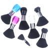 Spazzola Morbida da Parrucchiere Spazzola Nera da Parrucchiere Pulizia Capelli Collo Spolverino Viso Anello Taglio Capelli Pettine per Styling Barba