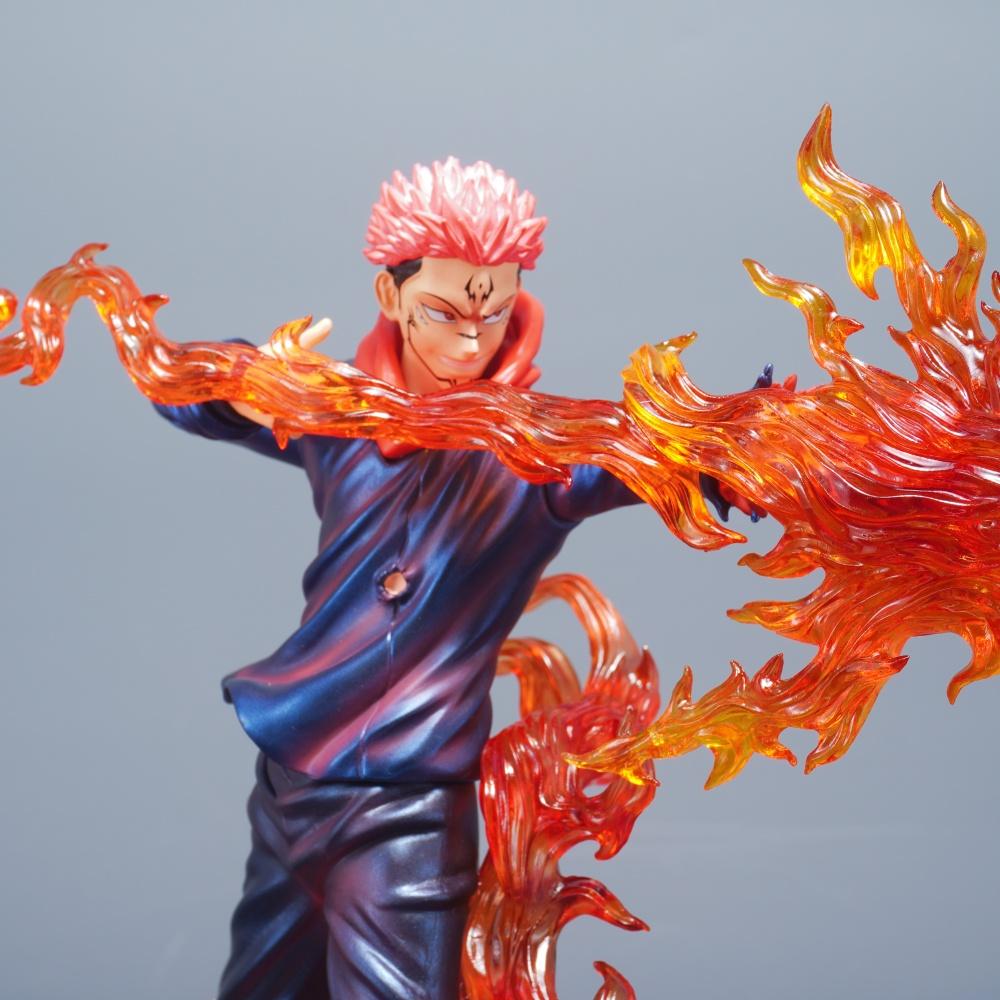 30cm/11.81in Anime Jujutsu Kaisen Figur Ryomen Sukuna Actionfiguren PVC Statue Schreibtischornament Sammlermodell Spielzeug Geschenke Bewegliche Gelenkige 2